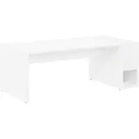 vidaXL Couchtisch Weiß 101,5 x 50 x 37 cm Holzwerkstoff