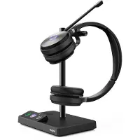 Yealink WH62 Dual UC Headset, Kabellos, Büro/Callcenter, 20 - 20000 Hz, 127 g, Kopfhörer, Schwarz