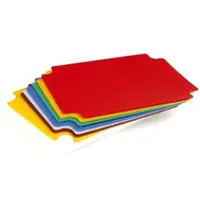 Schneider - Schneidebrett-Set HACCP, 400 x 300 x 38 mm, Material: HD-PE
