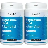 Casida Magnesiumcitrat Pulver Vital 2x 2x200 g
