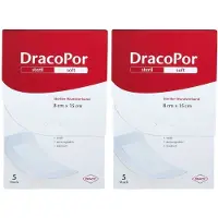 Dräco Dracopor Wundverband 8x15 cm steril 2x 2x5 St Verband