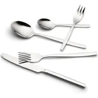 Echtwerk Tafelbesteck Positano, 30tlg für 6 Personen, Edelstahl 18/10 glänzend