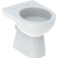 Geberit Stand-WC Keramag / Renova Tiefspler mit Splrand wei KeraTect Spezialglasur ohne WC-Sitz