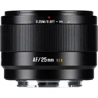 7artisans AF 25mm F/1.8 APS-C Fuji FX-Mount Schwarz