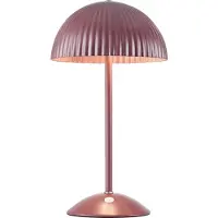 Markslöjd Zin Tischleuchte, rot, Eisen, Höhe 35,5 cm, G9 - , Zin, Rot, für Wohnzimmer, Metall