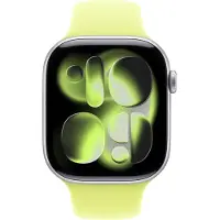 Apple Sport Armband für Watch | 44/45/46/49 mm - Größe M/L - Neon Yellow