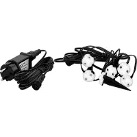 Eglo Spinetoli 2, Bodenbeleuchtung für den Außenbereich, Schwarz, Transparent, Kunststoff, IP65, Camping, Garten, III