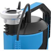Güde Hochwasserschutz-Set 750, 750W, 12.000 L/h, Schmutzwasser bis 22mm, mit Transportkutte & Vorfilter, 32x30x38,6cm