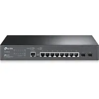 TP-LINK JetStream 8-Port-Gigabit-L2+-Managed-Switch mit 2 SFP Slots, Managed, L2/L3, Gigabit Ethernet (10/100/1000), Rack-Einbau, 1U