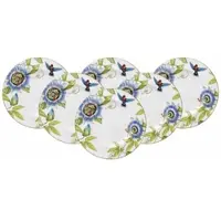 Villeroy & Boch Speiseteller "Speiseteller Amazonia Anmut ø 27,7 cm 6er Set bunt"