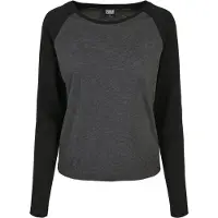 Urban Classics Langarmshirt "Damen Ladies Contrast Raglan Longsleeve" 1 Stk.