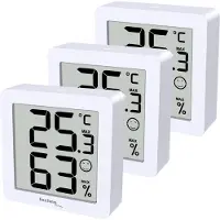 Technoline Thermo-Hygrometer WS9425 3er Set weiß