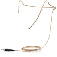 Sennheiser HS 2 Omnidirektionales Kondensator-Halsmikrofon mit 35-mm-Anschluss beige