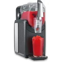 Severin Slush Ice Maker, Slush-Ice-Maschine, 5 Programme, Eis-Cocktails Frappé Milchshakes, kein Eis nötig, 2 L, schwarz, Edelstahl, S-Slush EZ 9520