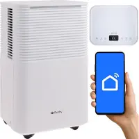 Ruhhy 26498 Luftentfeuchter Dryzix 500, WLAN, 200 W, 2000 ml, weiß