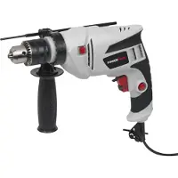 Powerplus POWC10100, Handbohrmaschine, Schlüssel, Bürstenmotor, Grau, 1,3 cm, 3000 RPM
