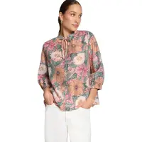 Zero Schlupfbluse "Damen mit Blumenprint"