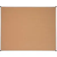 BI-Office Pinnwand Maya CA1516170, braun, aus Kork, mit Aluminiumrahmen, 150 x 100 cm
