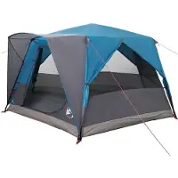 vidaXL Kabinenzelt für 7 Personen mit Dach Blau 400 x 350 x 212 cm