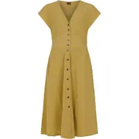 Protest Nieve Kurzarm Midi-kleid