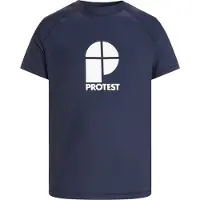 Protest Schwimmshirt Herren Cater Rashguard Kurzarm Nacht Skyblue-XL