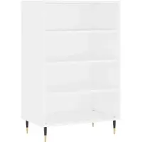 vidaXL Highboard Weiß 57x35x90 cm Holzwerkstoff