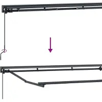 vidaXL Manueller Markisenrahmen mit LEDs 2,5 x 2 m