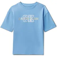 Calvin Klein Jeans T-Shirt LVCKSJA11B Himmelblau Regular Fit