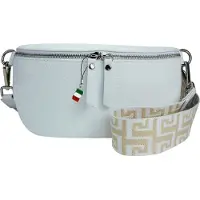 Florence Gürteltasche Leder weiß, mehrfarbig ca. 25cm | Gr.: onesize