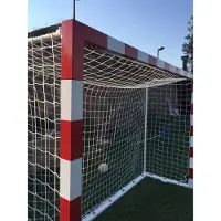 Softee Set bewegliche metallische Futsal-/Handballtore 80 x 80 mm mit 80 x 40 mm Sockel