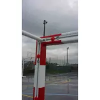 Softee Set beweglicher Aluminium-Futsal-/Handballtore 80 x 80 mm mit 80 x 40 mm Sockel