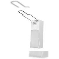 SemyTop Seifenspender Dosierspender ST-573, mit Armhebel, zur Wandmontage, Kunststoff, weiß, 1000ml