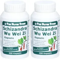 The Nutri Store Schizandra Wuweizi vegetarische Kapseln 2x 2x200 St