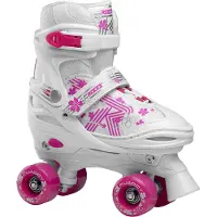Roces Rollschuh Girls Quaddy 3.0 White Pink Mädchen-Schuhgröße 34 - 37