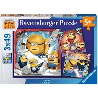 Ravensburger Kinderpuzzle 12001061 - Noch immer unverbesserlich - 3x49 Teile Despicable Me 4 Puzzle für Kinder ab 5 Jahren