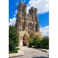 Bluebird Puzzle Blick auf die Kathedrale von Reims 1000 dlc