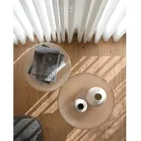 101 Copenhagen Sunao Vase Fat Mini Birch - , Beige, für Wohnzimmer, Keramik