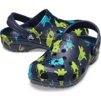 Crocs Classic Monster Print Clog Navy Größe EU 23-24 Normal