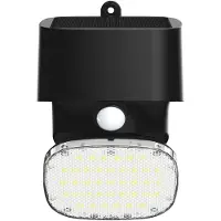 Lumisky BRILOCK 1500LM Solar-Sensor-Wandleuchte Plastik Schwarz