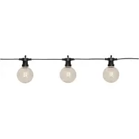 Star Trading 476-39, Leichte Dekorationskette, Schwarz, Weiß, Polyvinylchlorid (PVC), Ambiente, Ausrichtung, Universal, IP44