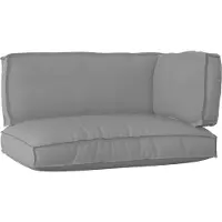vidaXL Pallet Kissen Set