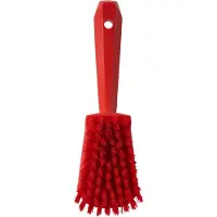 Vikan Hygiene 4192-4 Spülbürste groß rot, harte Fasern, 270mm