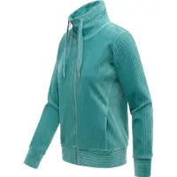Ragwear Sweatjacke "Ronette Cordy" Zip-Jacke aus weichem Kord und hohem Kragen