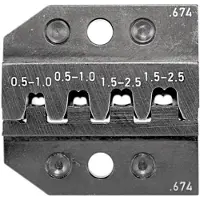 Rennsteig Werkzeuge 624 674 3 0 Krympeindsats Modulstik 0.5 til 2.5 mm² Passer til mærke Rennsteig Werkzeuge PEW 12