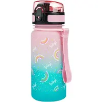 Baagl Gradient Regenbogen Trinkflasche 350 ml