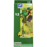 Titanum Acrylfarben in einer Tube mit 12 Farben, 12 ml