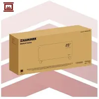 Kaminer 26573 Intelligenter Glaskonvektor mit WLAN, 2500 W, weiß