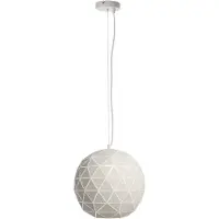 Deko-light 342130 Pendelleuchte Asterope rund 400 , Weiß-matt