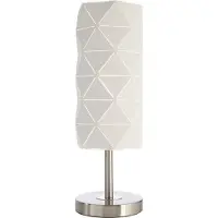 LIGHT IMPRESSIONS LED Tischleuchte Asterope Linear in Weiß-Matt E27