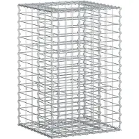 vidaXL Gabionen Hochbeet Silber